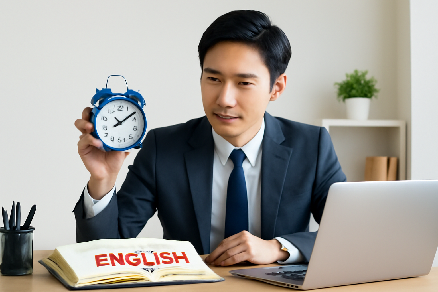 忙しい会社員が英語学習で失敗しないための時間短縮術！90日で結果を出す実践ガイド